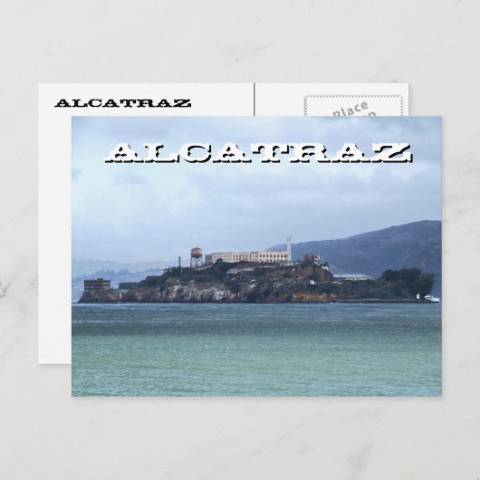 Alcatraz Briefkaart (Voorkant / Achterkant)