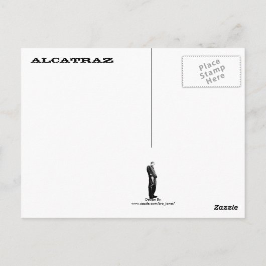 Alcatraz Briefkaart (Achterkant)