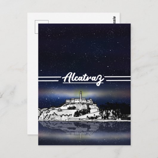 Alcatraz Briefkaart (Voorkant / Achterkant)