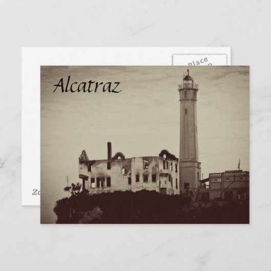 Alcatraz Briefkaart (Voorkant / Achterkant)