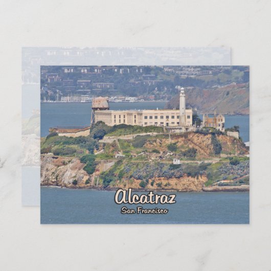 Alcatraz Briefkaart (Voorkant / Achterkant)