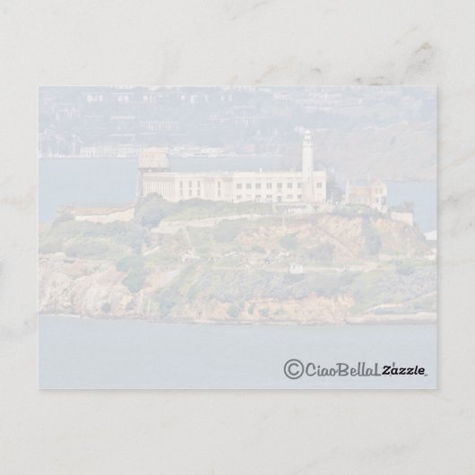 Alcatraz Briefkaart (Achterkant)