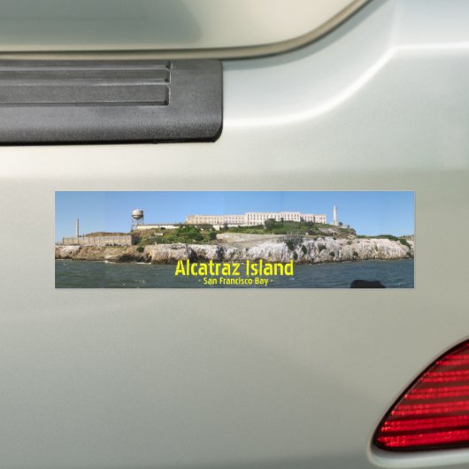 Alcatraz Bumpersticker (Op auto)