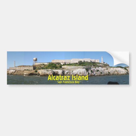 Alcatraz Bumpersticker (Voorkant)