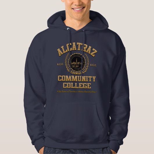 ALCATRAZ COMMUNAUTAIRE COLLEGE HOODIE (Voorkant)