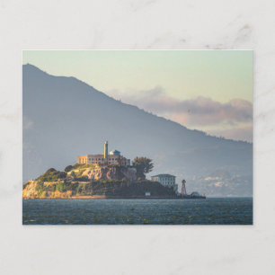 Alcatraz-eiland ansichtkaart Baai van San Franci Briefkaart