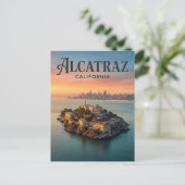 Alcatraz-eiland Californië Briefkaart (Staand voorkant)