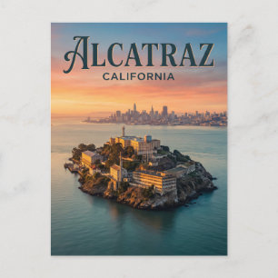 Alcatraz-eiland Californië Briefkaart