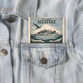Alcatraz Eiland Gevangenis San Francisco Reis Rert Button (Insitu)