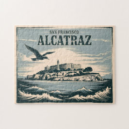 Alcatraz Eiland Gevangenis San Francisco Reis Rert Legpuzzel