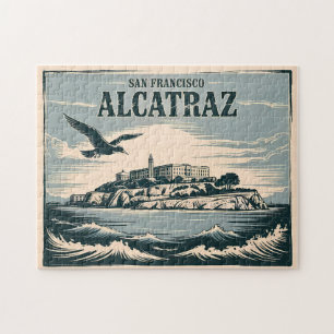 Alcatraz Eiland Gevangenis San Francisco Reis Rert Legpuzzel