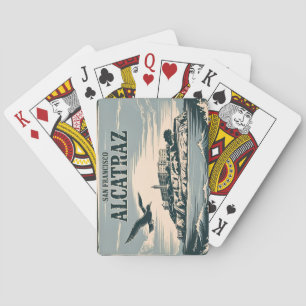 Alcatraz Eiland Gevangenis San Francisco Reis Rert Pokerkaarten