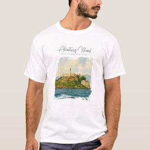 Alcatraz eiland – Reisbestemming San Francisco T-shirt