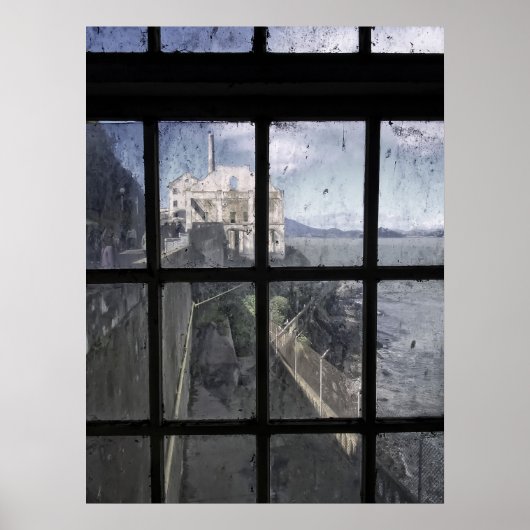 Alcatraz Escape Beach Area Poster (Voorkant)