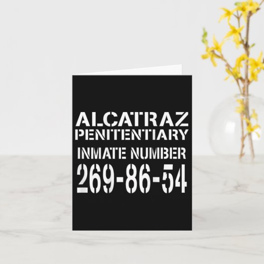 Alcatraz Gevangenis Grappig Gevangene Kostuum Hall Kaart (Gele Bloem)