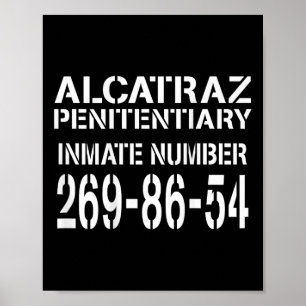 Alcatraz Gevangenis Grappig Gevangene Kostuum Hall Poster