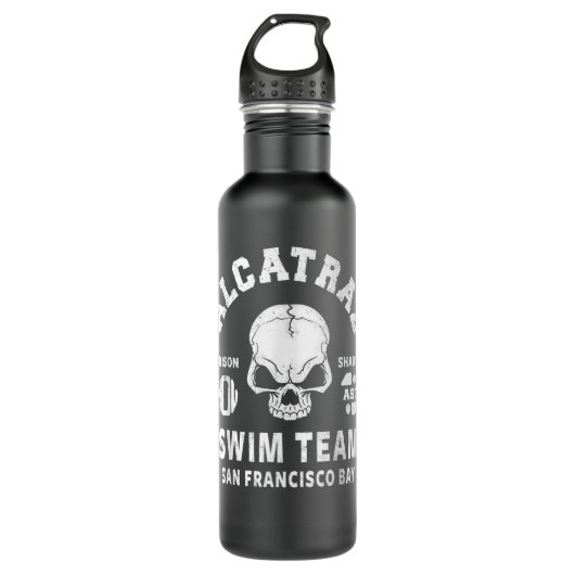 Alcatraz gevangenis kleding - Alcatraz Swim Team Waterfles (Voorkant)