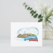Alcatraz Gevangenis San Francisco Briefkaart (Staand voorkant)