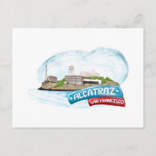 Alcatraz Gevangenis San Francisco Briefkaart
