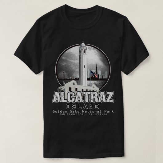 Alcatraz Golden Gate National Park San Francisco S T-shirt (Design voorkant)