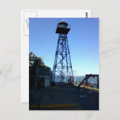 alcatraz guard toren briefkaart (Voorkant / Achterkant)