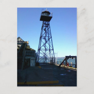 alcatraz guard toren briefkaart
