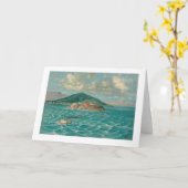 Alcatraz in de Baai van San Francisco (1856A) Kaart (Gele Bloem)