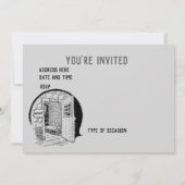 Alcatraz Invitation Kaart (Achterkant)