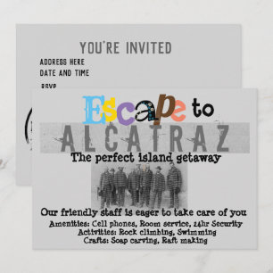 Alcatraz Invitation Kaart