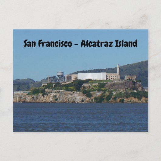 Alcatraz Island - Briefkaart van San Francisco (Voorkant)