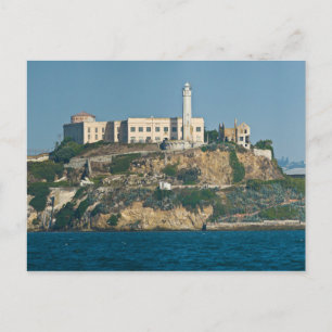 Alcatraz Island Gevangenis in San Francisco Bay Briefkaart