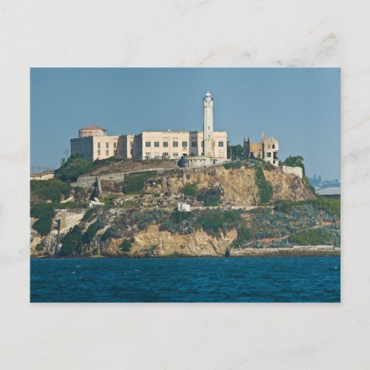 Alcatraz Island Gevangenis in San Francisco Bay Briefkaart (Voorkant)