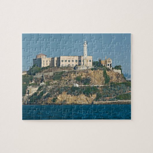 Alcatraz Island Gevangenis in San Francisco Bay Legpuzzel (Horizontaal)