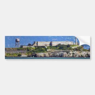 Alcatraz Island Gevangenis San Francisco Panorama Bumpersticker