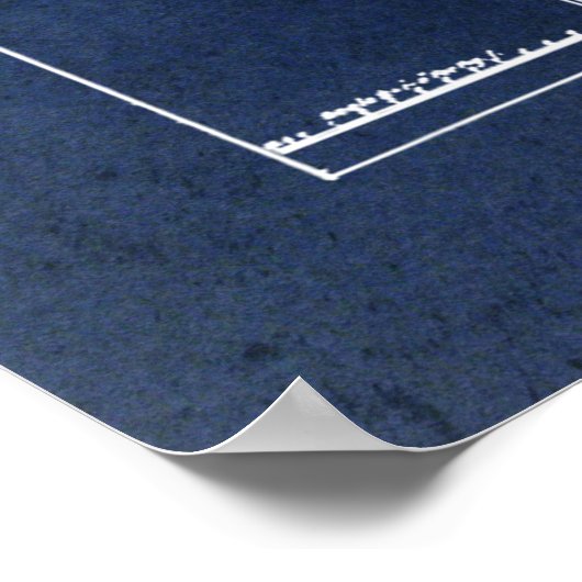 Alcatraz Island Lighthouse Blueprint  Poster (Hoek)