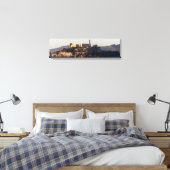 Alcatraz Island op het Sunset Panoramic Canvas (Insitu (Slaapkamer))
