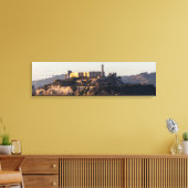 Alcatraz Island op het Sunset Panoramic Canvas (Insitu (Woonkamer))