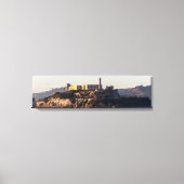 Alcatraz Island op het Sunset Panoramic Canvas (Voorkant)