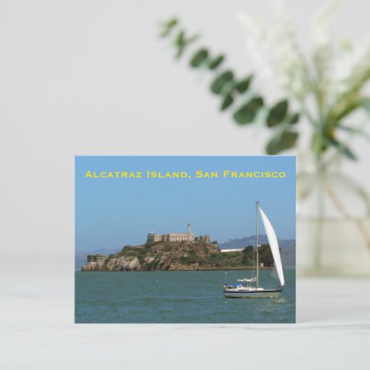 Alcatraz Island San Francisco Briefkaart (Staand voorkant)