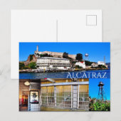 ALCATRAZ ISLAND SAN FRANCISCO CALIFORNIA BRIEFKAAR BRIEFKAART (Voorkant / Achterkant)