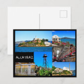 ALCATRAZ ISLAND SAN FRANCISCO CALIFORNIA BRIEFKAAR BRIEFKAART (Voorkant / Achterkant)