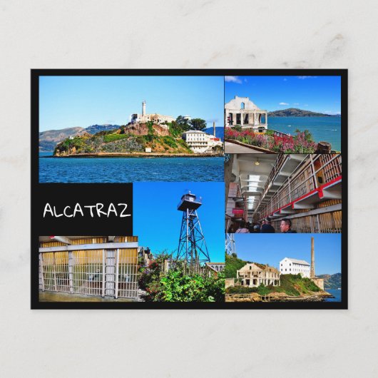 ALCATRAZ ISLAND SAN FRANCISCO CALIFORNIA BRIEFKAAR BRIEFKAART (Voorkant)