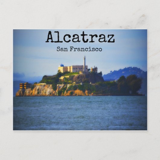 Alcatraz Island San Francisco California Briefkaart (Voorkant)
