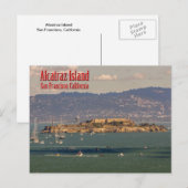 Alcatraz Island San Francisco, Californië Briefkaa Briefkaart (Voorkant / Achterkant)