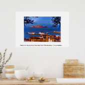 Alcatraz Island San Francisco, Californië Poster (Keuken)