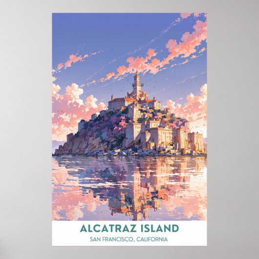 Alcatraz Island - San Francisco, Californië Poster (Voorkant)