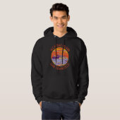 Alcatraz Island San Francisco Distress Circle Hoodie (Voorkant volledig)