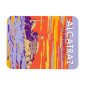Alcatraz Island San Francisco Travel Art Magneet (Horizontaal)