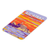 Alcatraz Island San Francisco Travel Art Magneet (Linkerzijde)