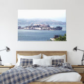 Alcatraz Island van de Bayside Front Canvas Art (Insitu (Slaapkamer))
